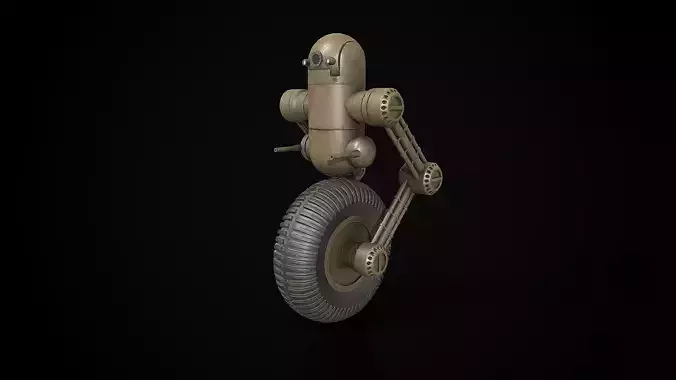 Recon dron Low-poly 3D model