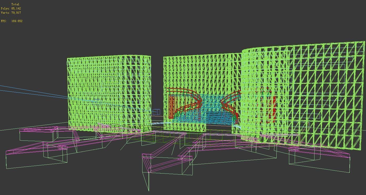 Concert party carnival stage 85 3D model_2