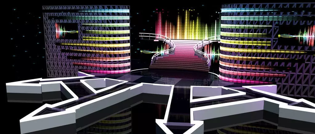 Concert party carnival stage 85 3D model_0