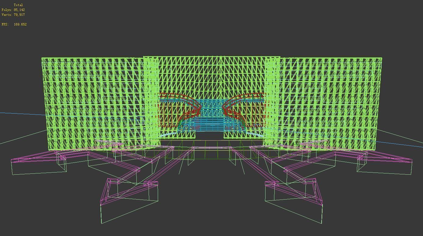Concert party carnival stage 85 3D model_1