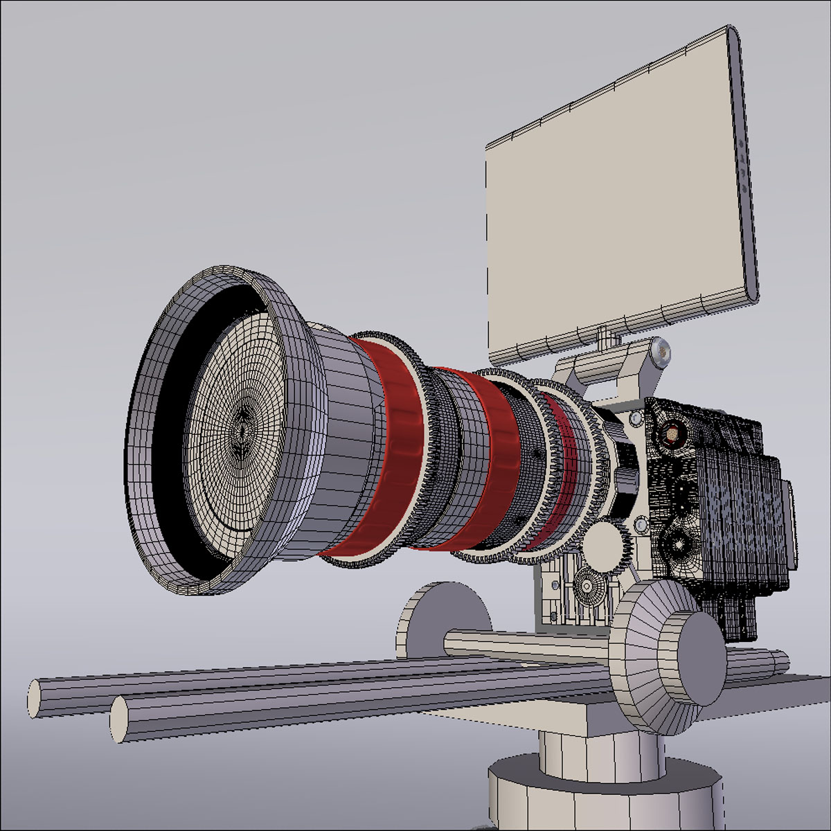 RED DRAGON 6K Angenieux Optimo DP 30-80mm T2 8 3D model_7