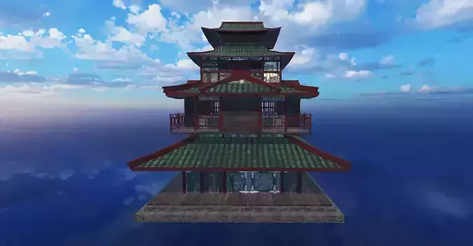 Ancient Japanese Building Style 03