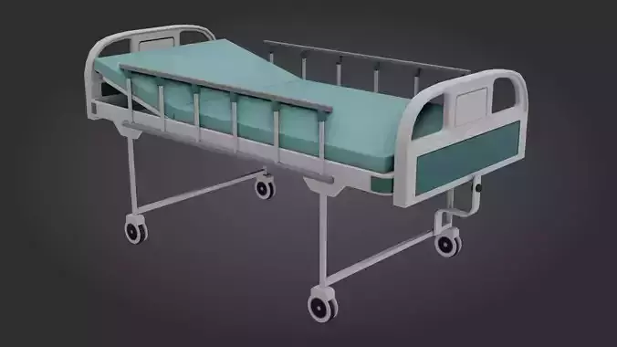 Hospital Bed - Game Ready - PBR 