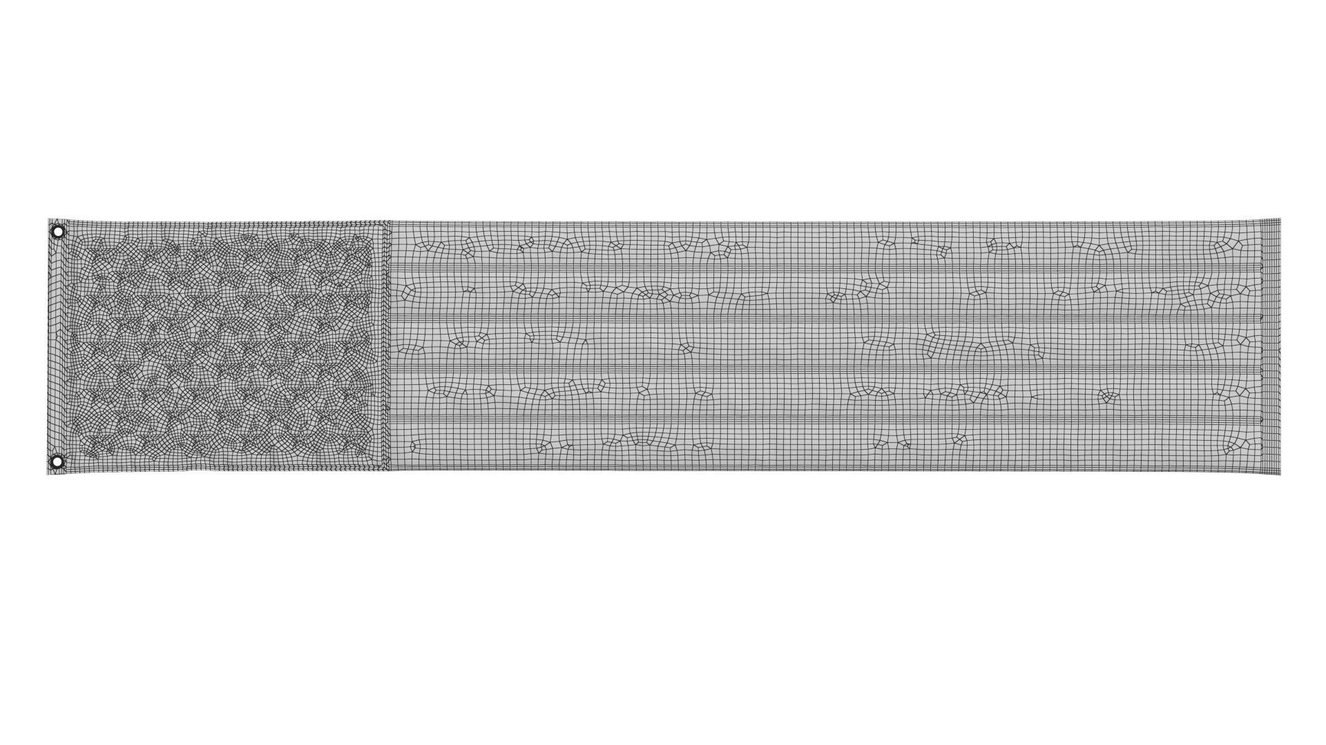 American Flag Pulldown 3D model_13