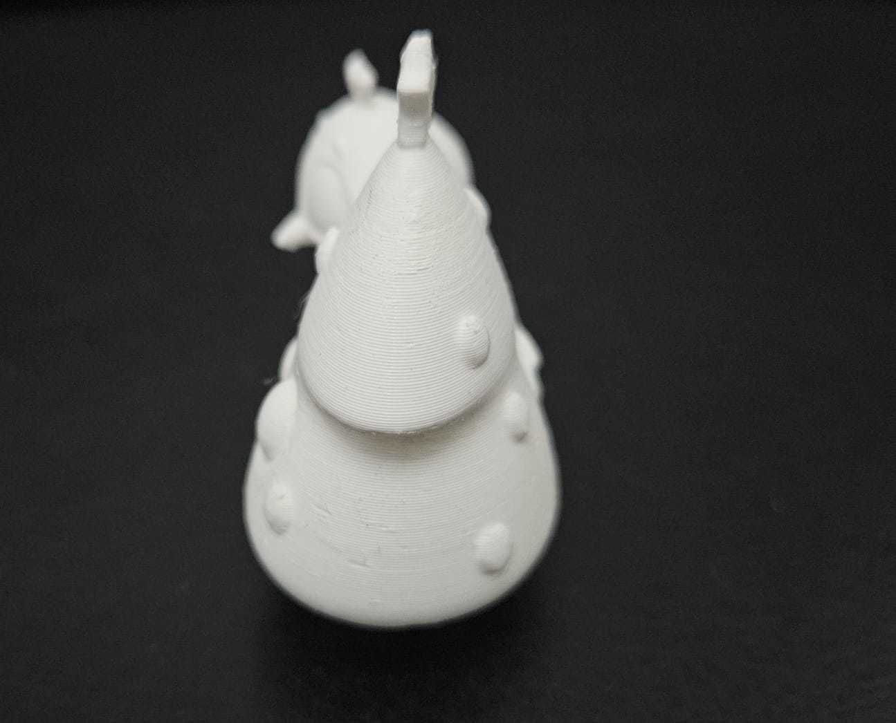 Snowman and Tree 3D print model_5