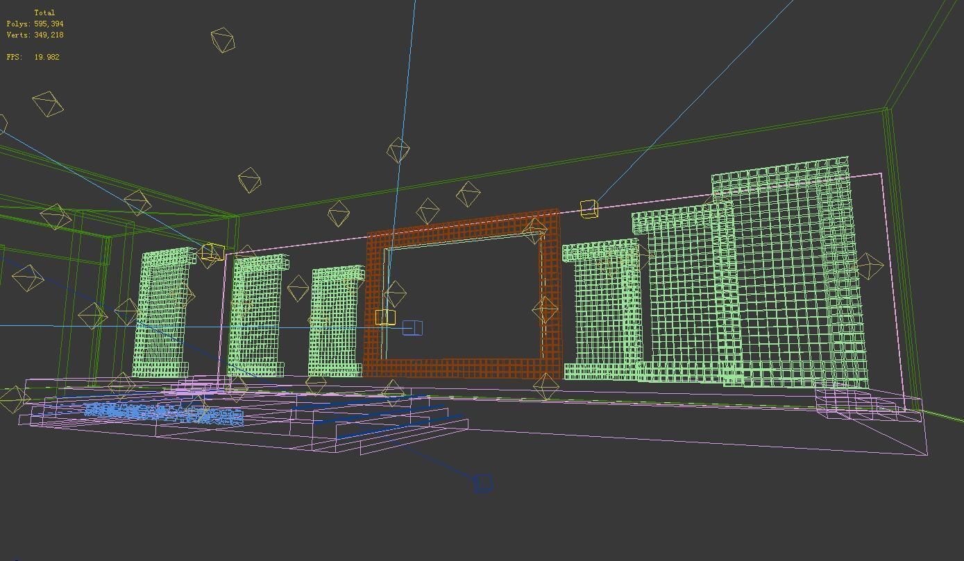Concert party carnival stage 102 3D model_1