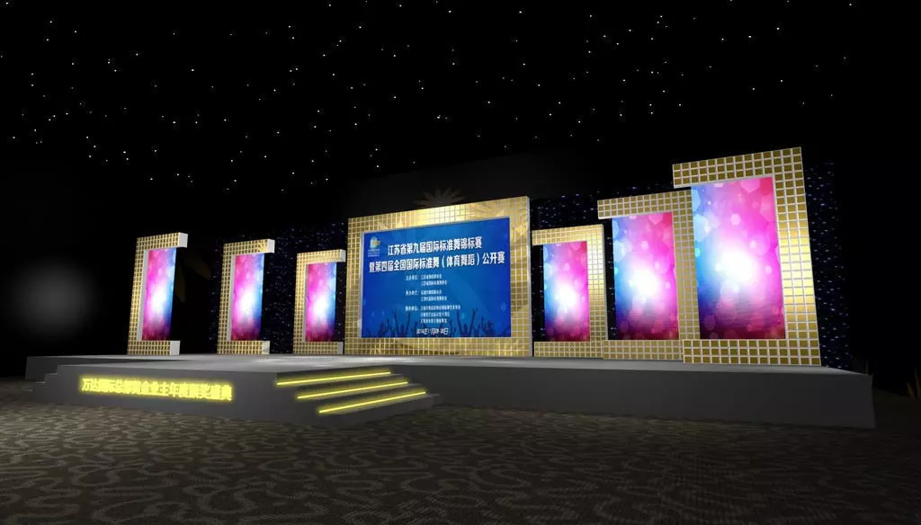 Concert party carnival stage 102 3D model_0