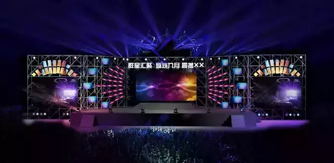 Concert party carnival stage 105