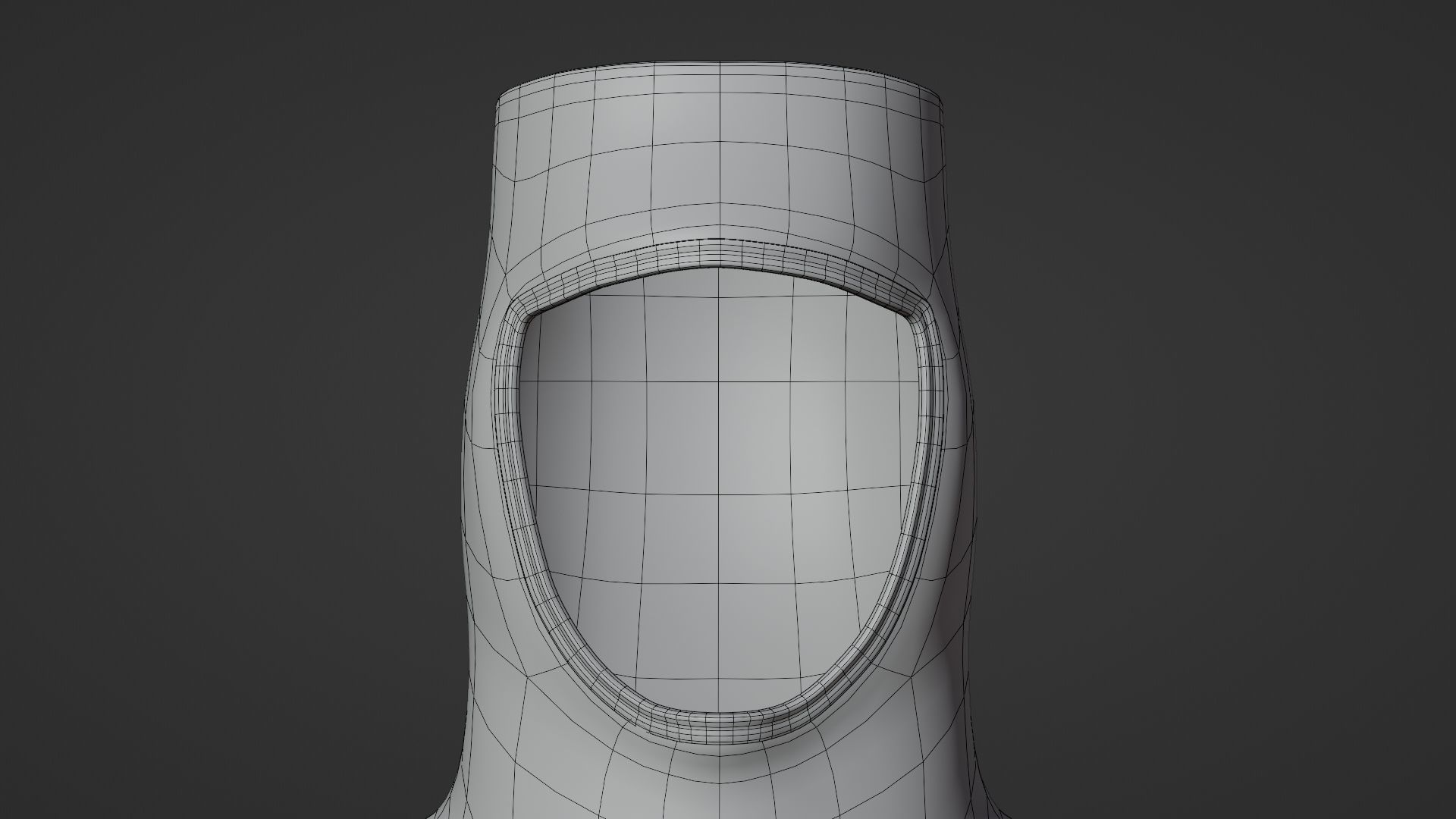 Chainmail medieval helmet 3D model_19