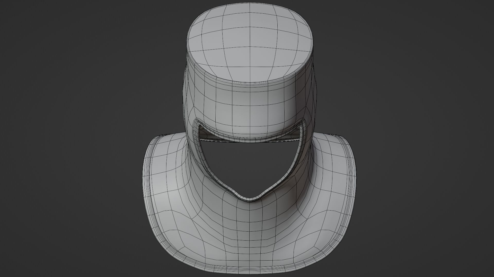 Chainmail medieval helmet 3D model_18