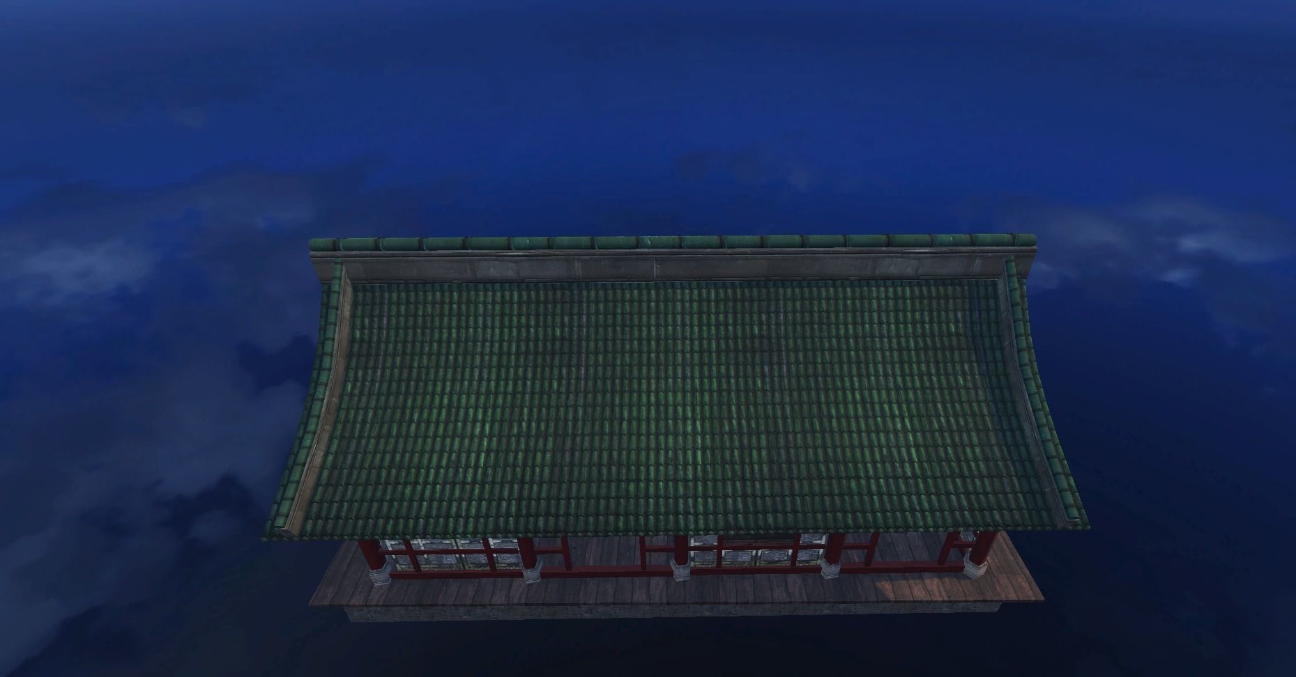 Ancient Japanese Building Style 05 Low-poly 3D model_6