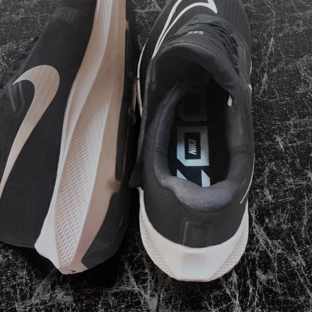 NIKE FLY EASE 2  3D SHOES - BLACK Low-poly 3D model_12