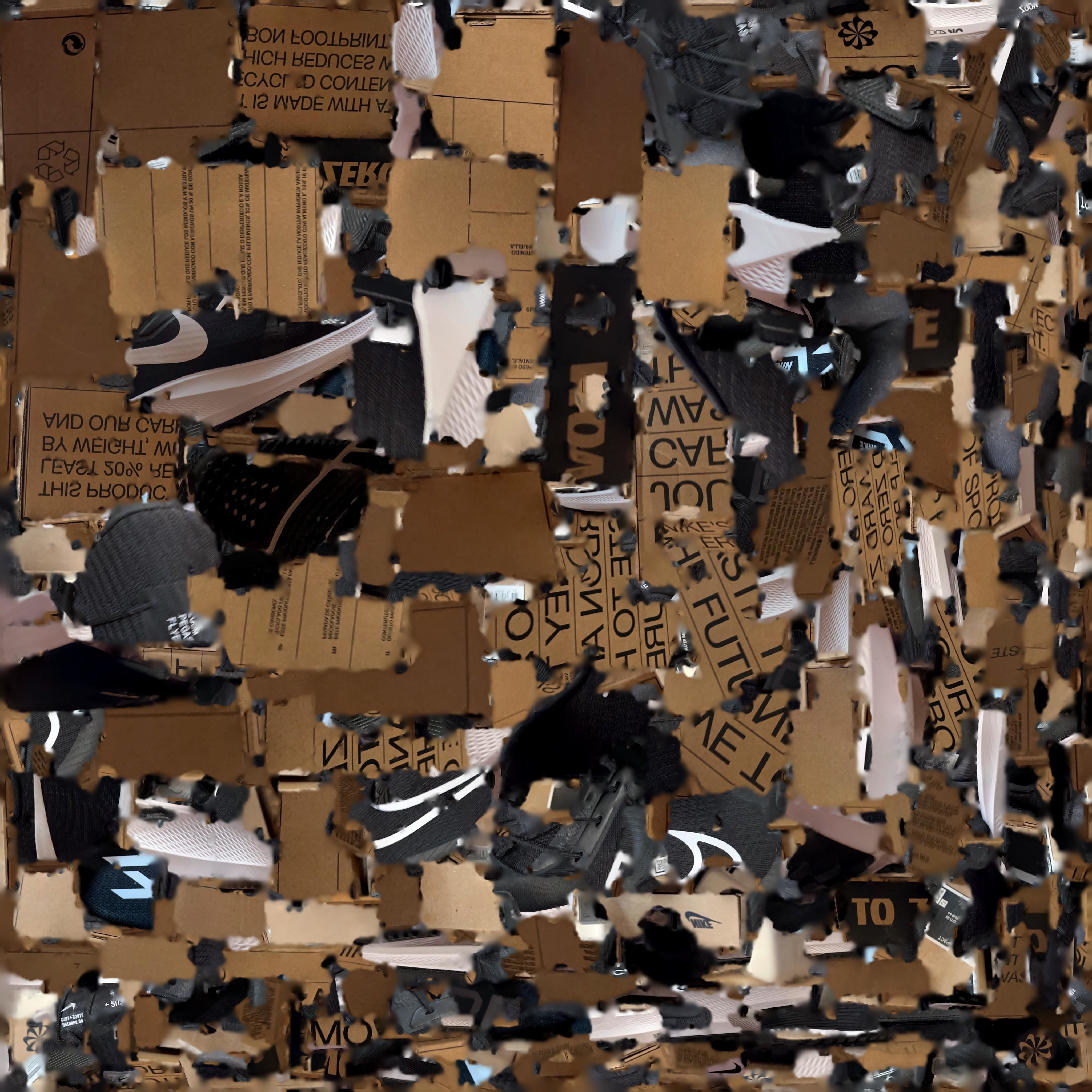 NIKE FLY EASE 2  3D SHOES - BLACK Low-poly 3D model_13