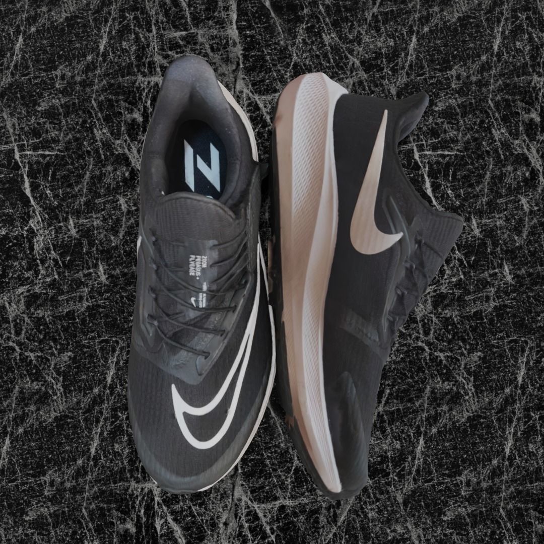 NIKE FLY EASE 2  3D SHOES - BLACK Low-poly 3D model_3