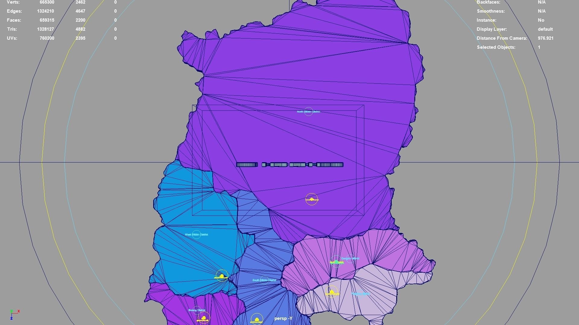 Sikkim  India map region 3D model geography political geographic 3D model_4