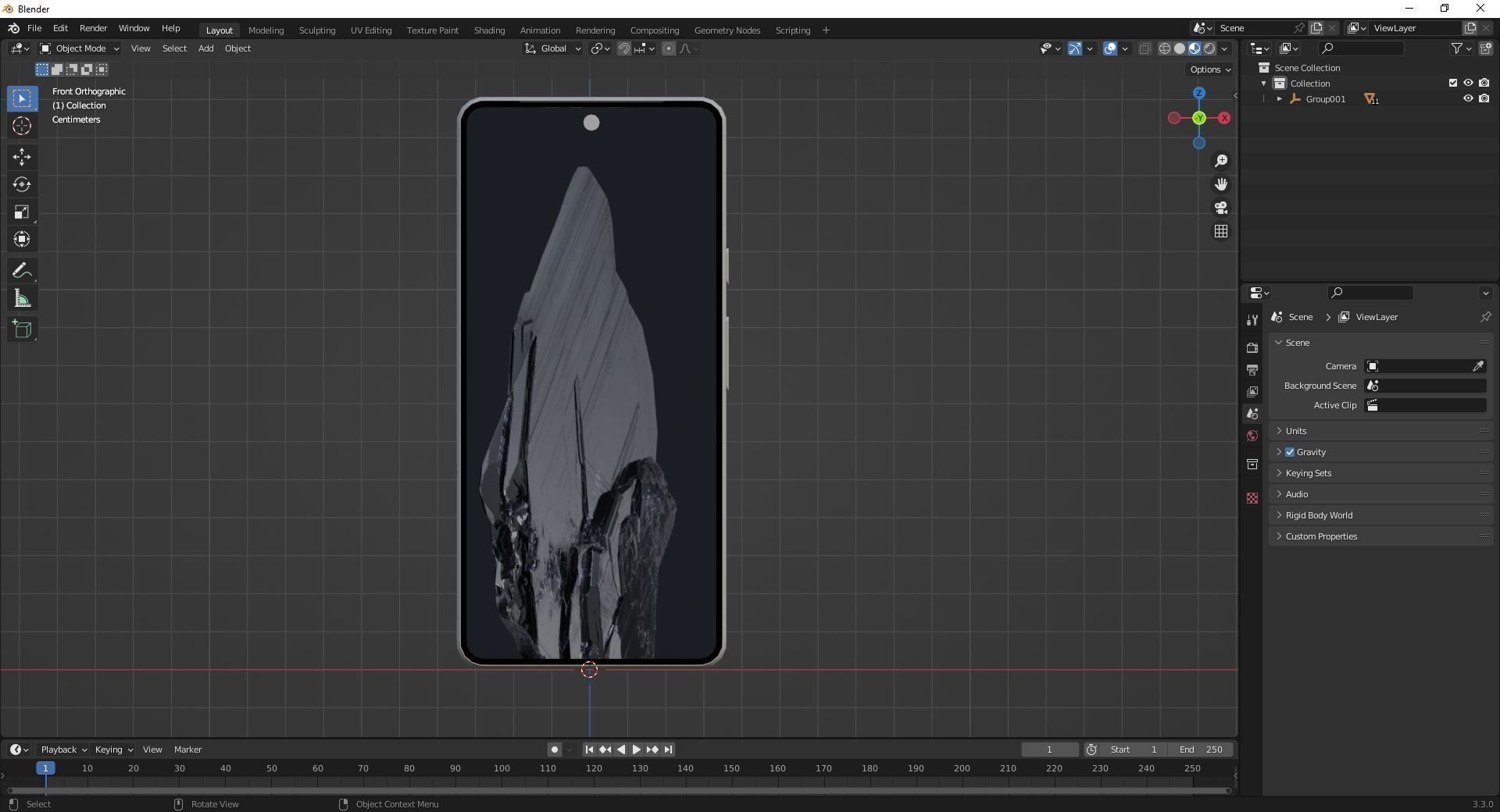 Google Pixel 8 Hazel 3D model_19