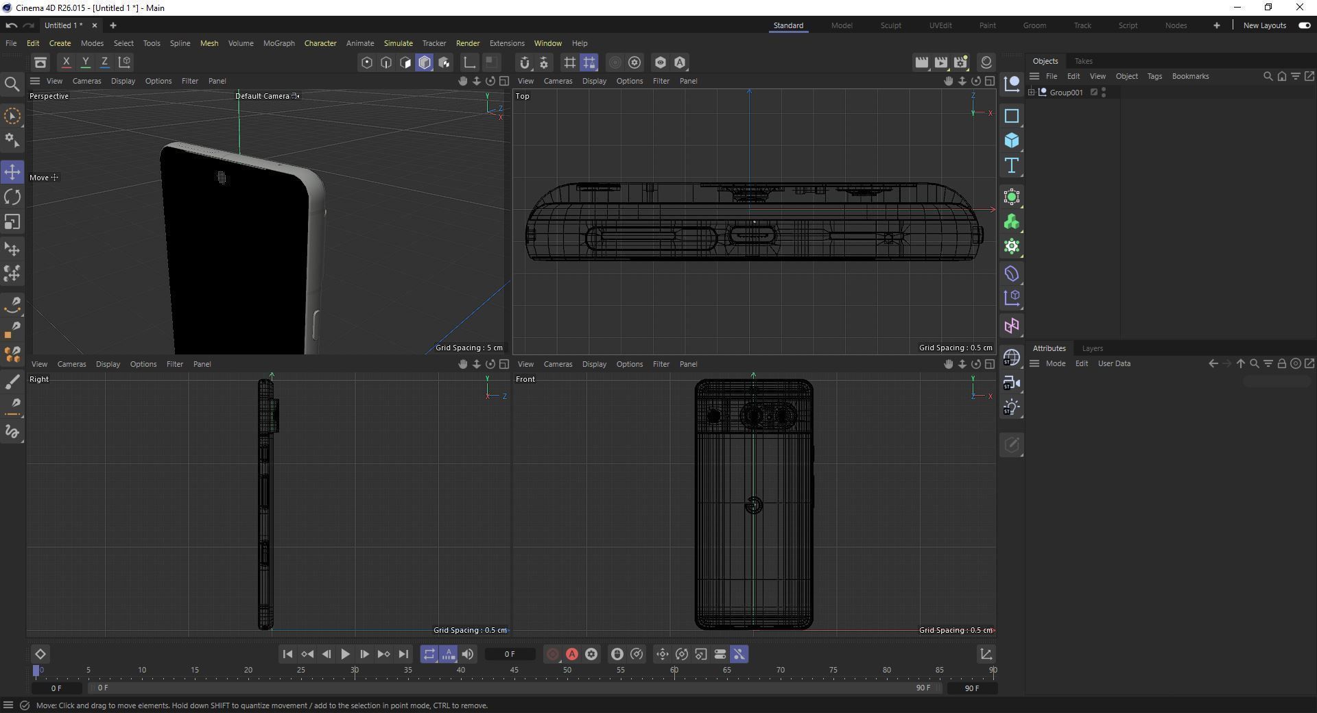 Google Pixel 8 Hazel 3D model_20