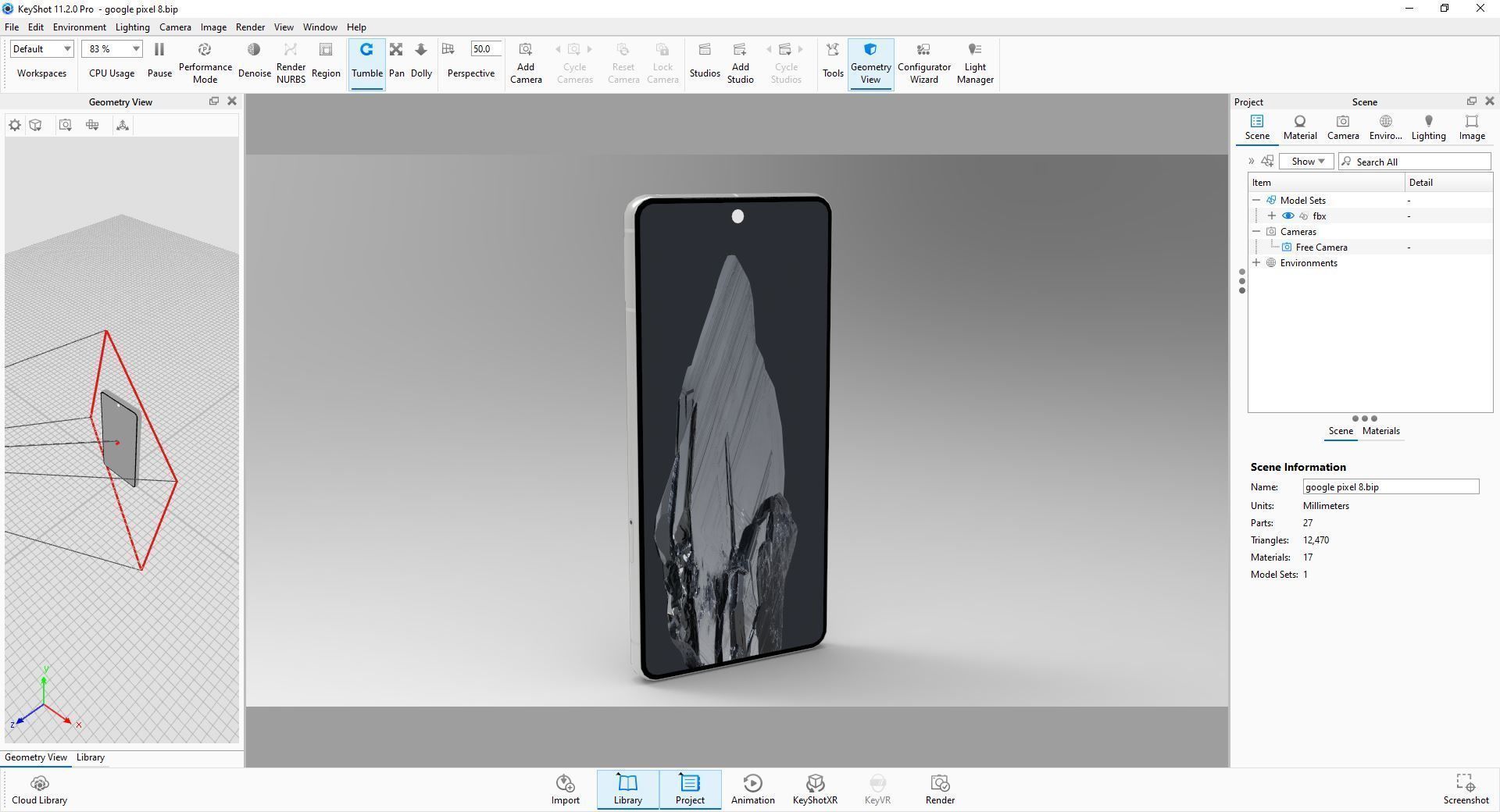 Google Pixel 8 Hazel 3D model_22