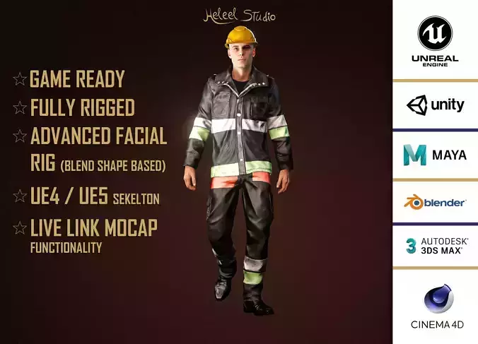 High Quality Male Worker 02