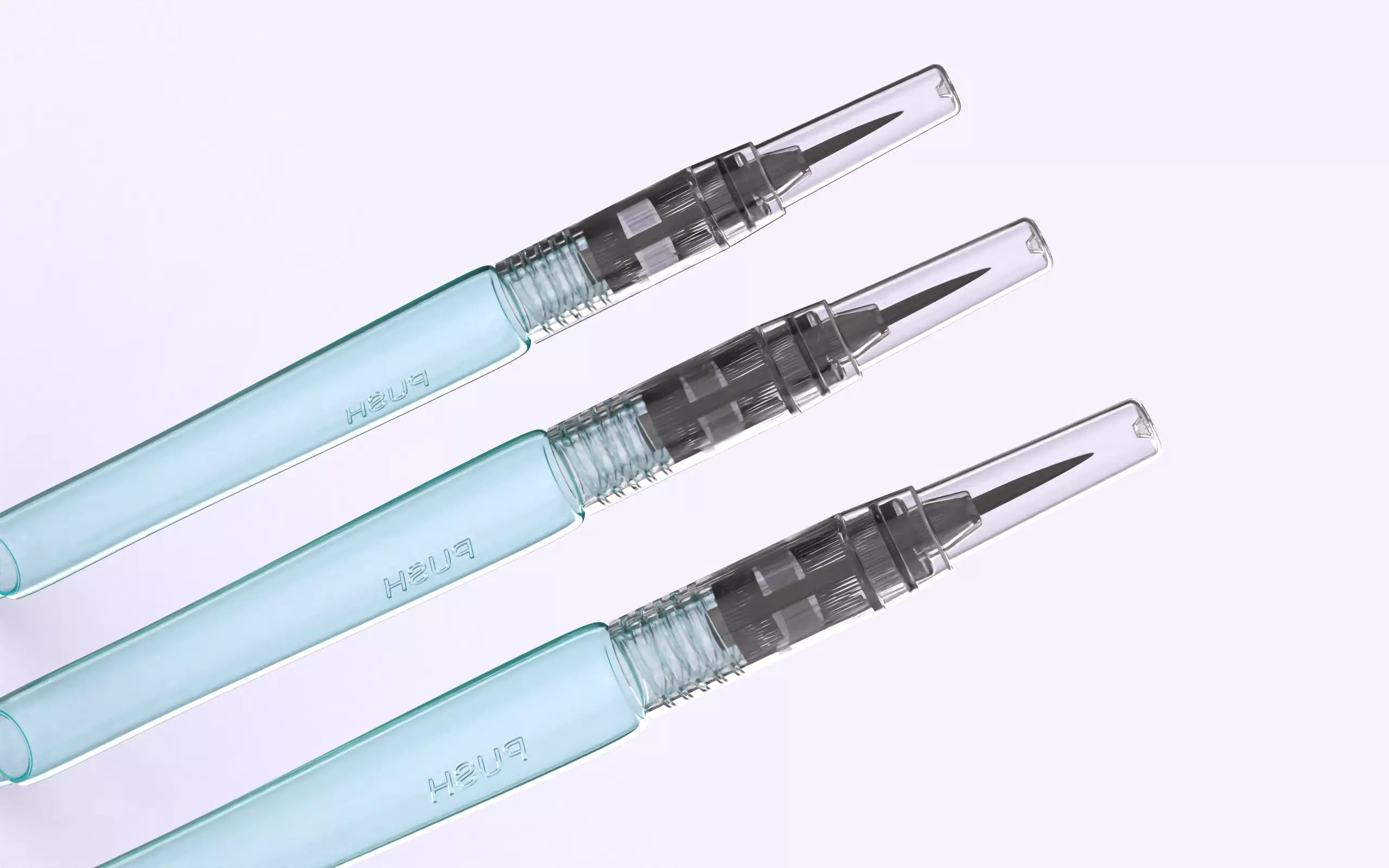 Watercolor Refillable Brush Pen Free 3D model