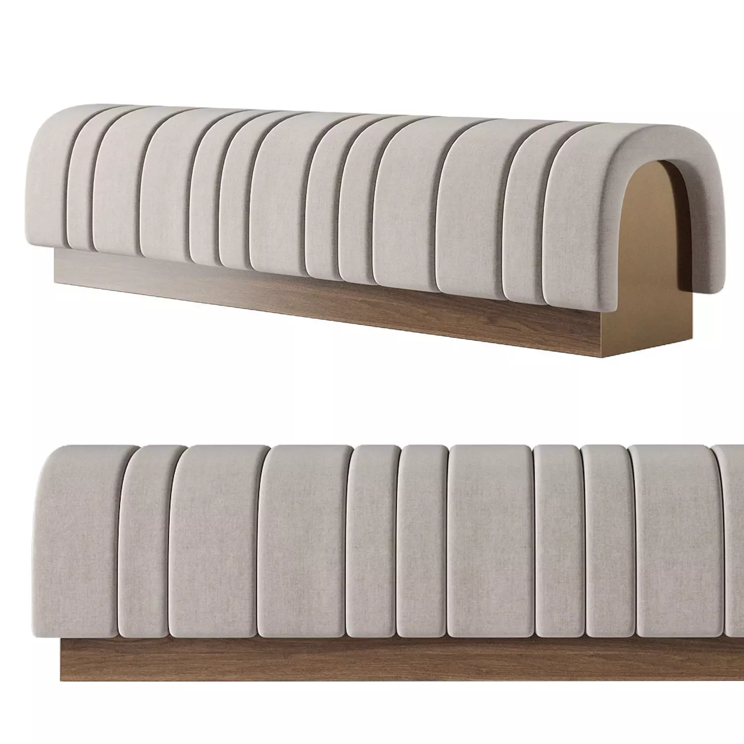 CAVALLO Bench by Natasha Baradaran 3D model_0