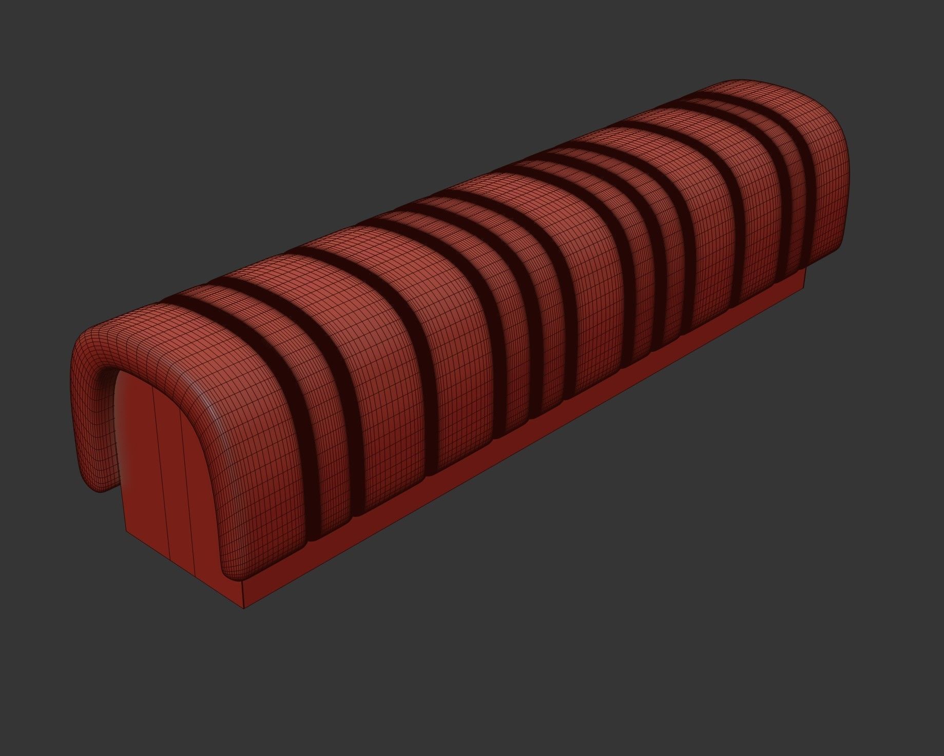 CAVALLO Bench by Natasha Baradaran 3D model_6