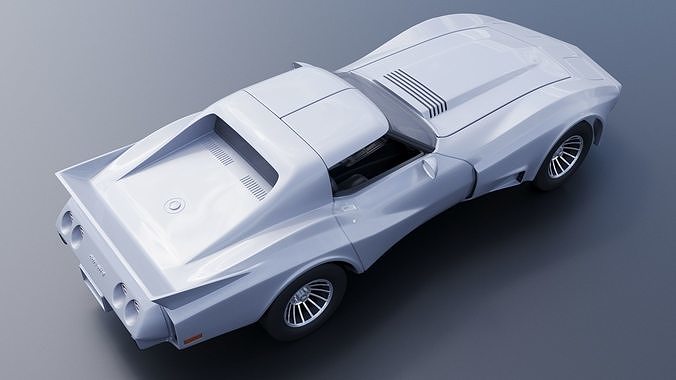 Chevrolet - Corvette Greenwood Sebring GT 3D print model 7