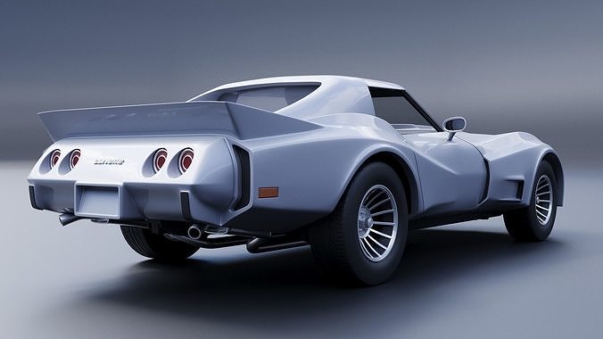 Chevrolet - Corvette Greenwood Sebring GT 3D print model 6