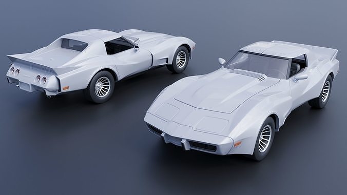 Chevrolet - Corvette Greenwood Sebring GT 3D print model 2