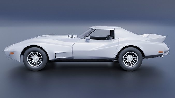 Chevrolet - Corvette Greenwood Sebring GT 3D print model 4