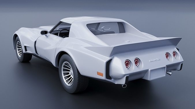 Chevrolet - Corvette Greenwood Sebring GT 3D print model 5