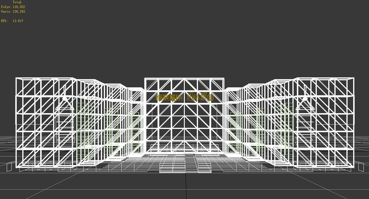 Concert party carnival stage 128 3D model_1