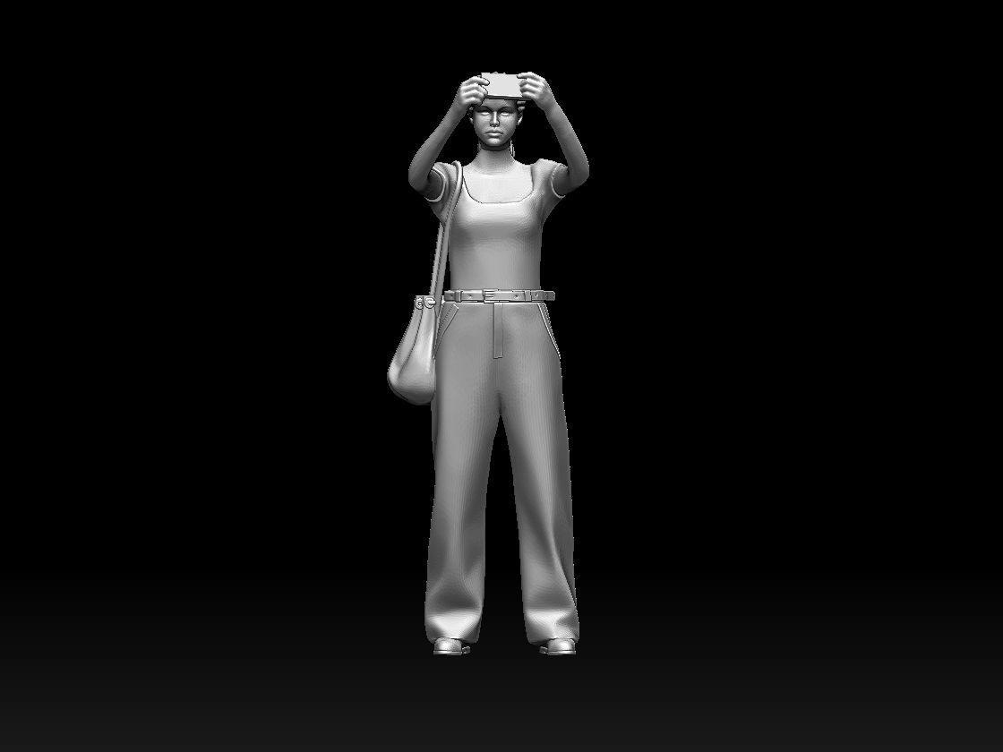 YOUNG WOMAN 3D print model_3