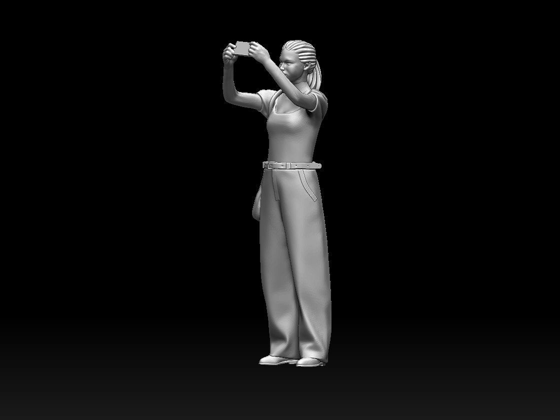YOUNG WOMAN 3D print model_4