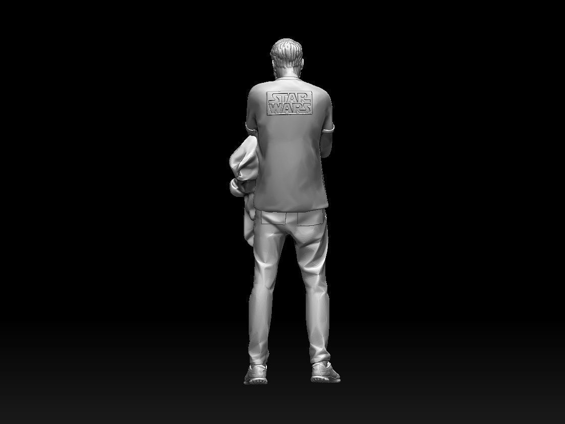 YOUNG MAN 3D print model_5