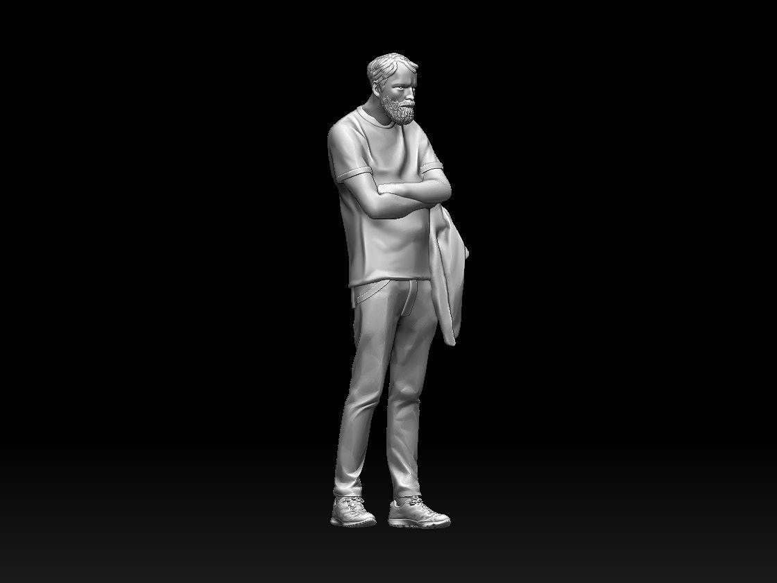 YOUNG MAN 3D print model_2