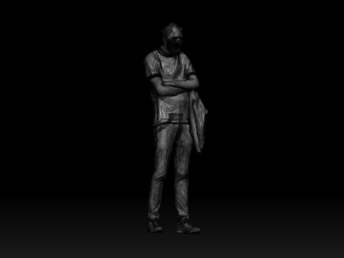 YOUNG MAN 3D print model_9