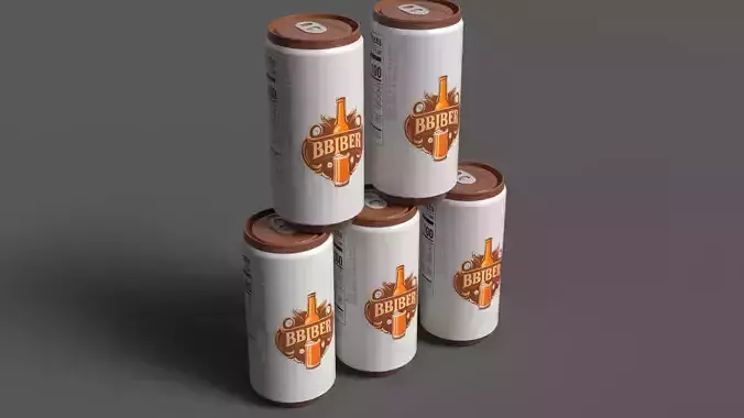Stunning Beer Can 3D models