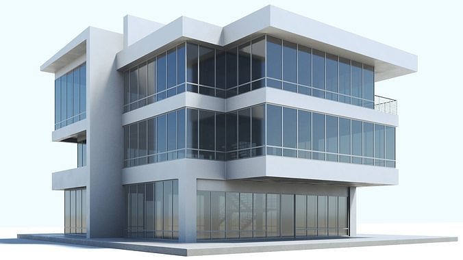 Office Building 3D model 7