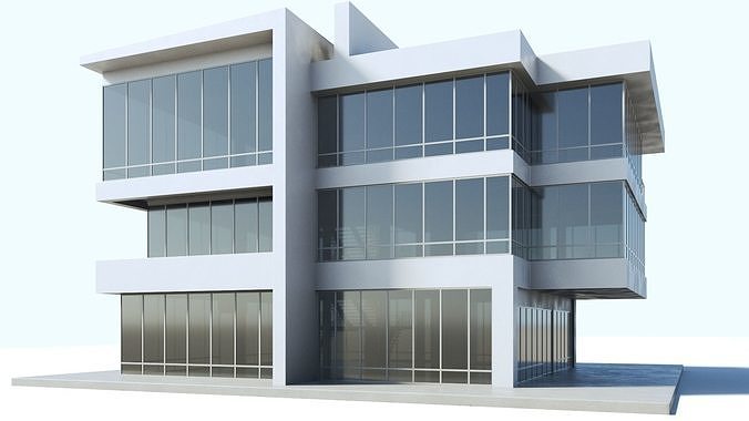 Office Building 3D model 6