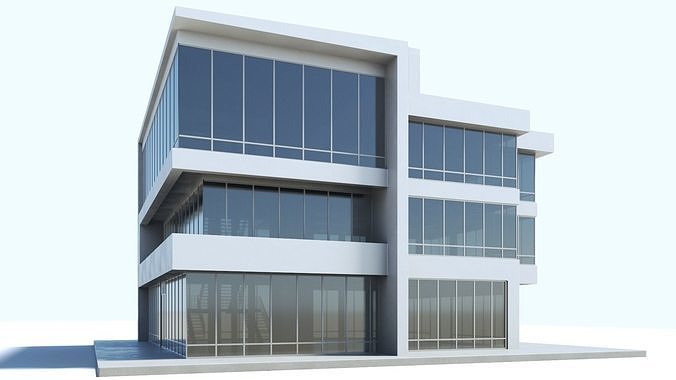 Office Building 3D model 5