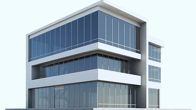 Office Building 3D model 4