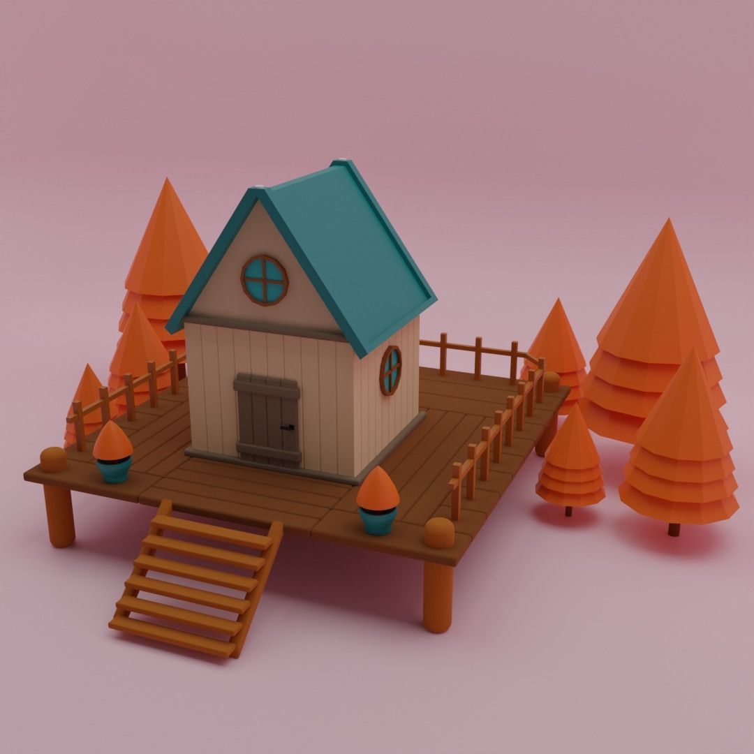 Shack Free 3D model_1