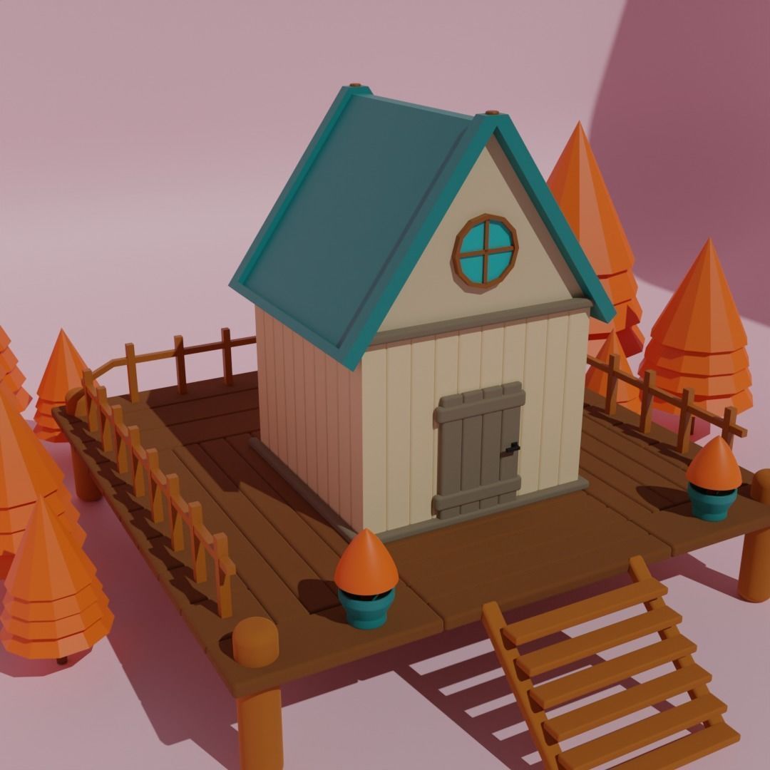 Shack Free 3D model_4