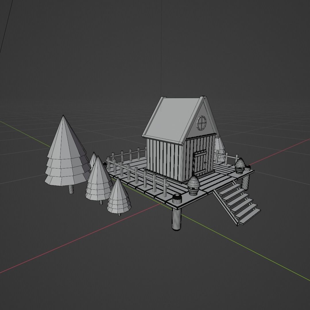 Shack Free 3D model_6