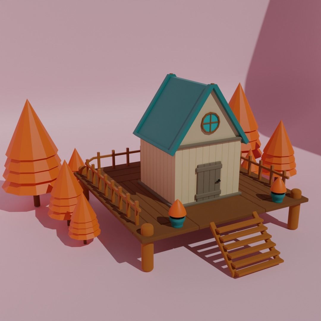 Shack Free 3D model_3