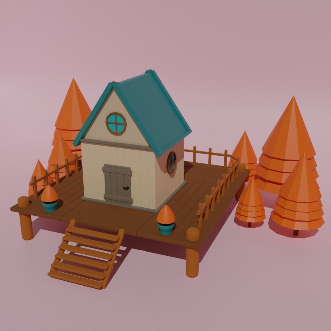 Shack Free 3D model_2