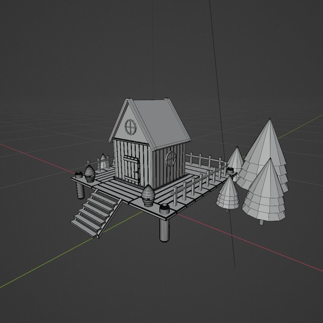 Shack Free 3D model_5