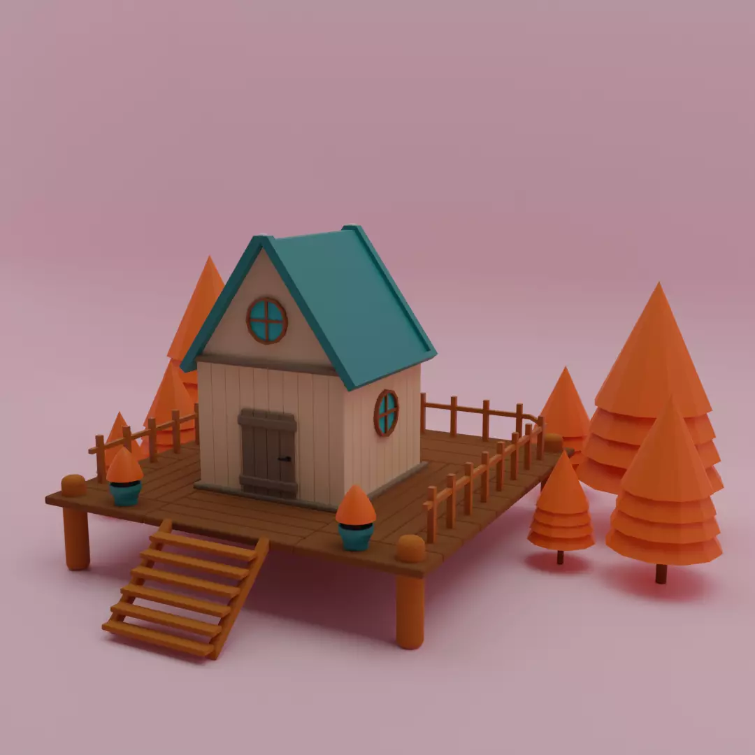 Shack Free 3D model_0
