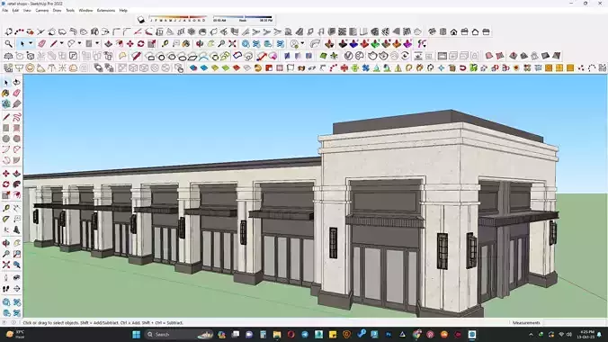 Classical retail shops